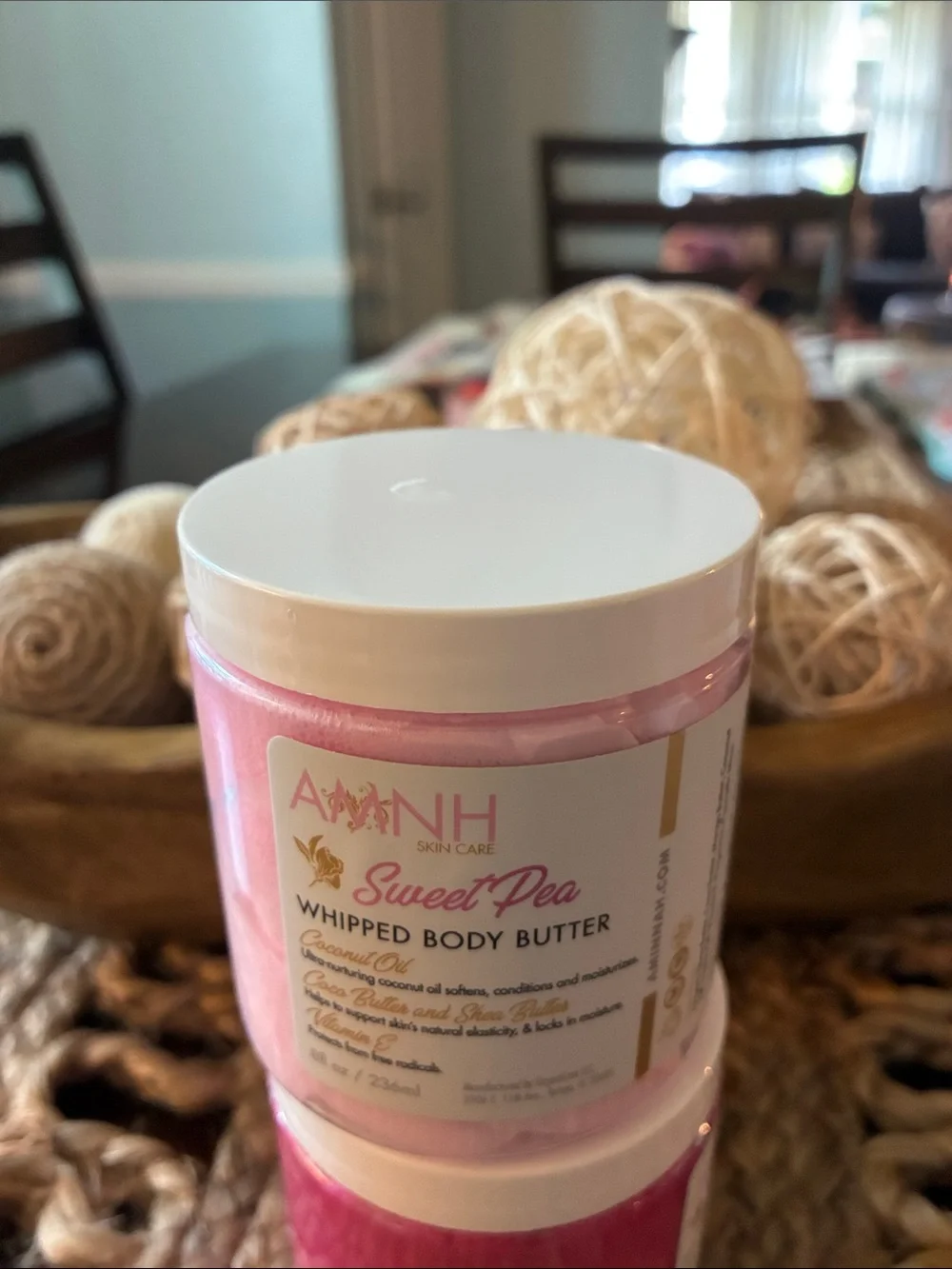 AMNH Sweet Pea Whipped Body Butter — Pink